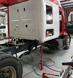 Semi Truck Paint Repair